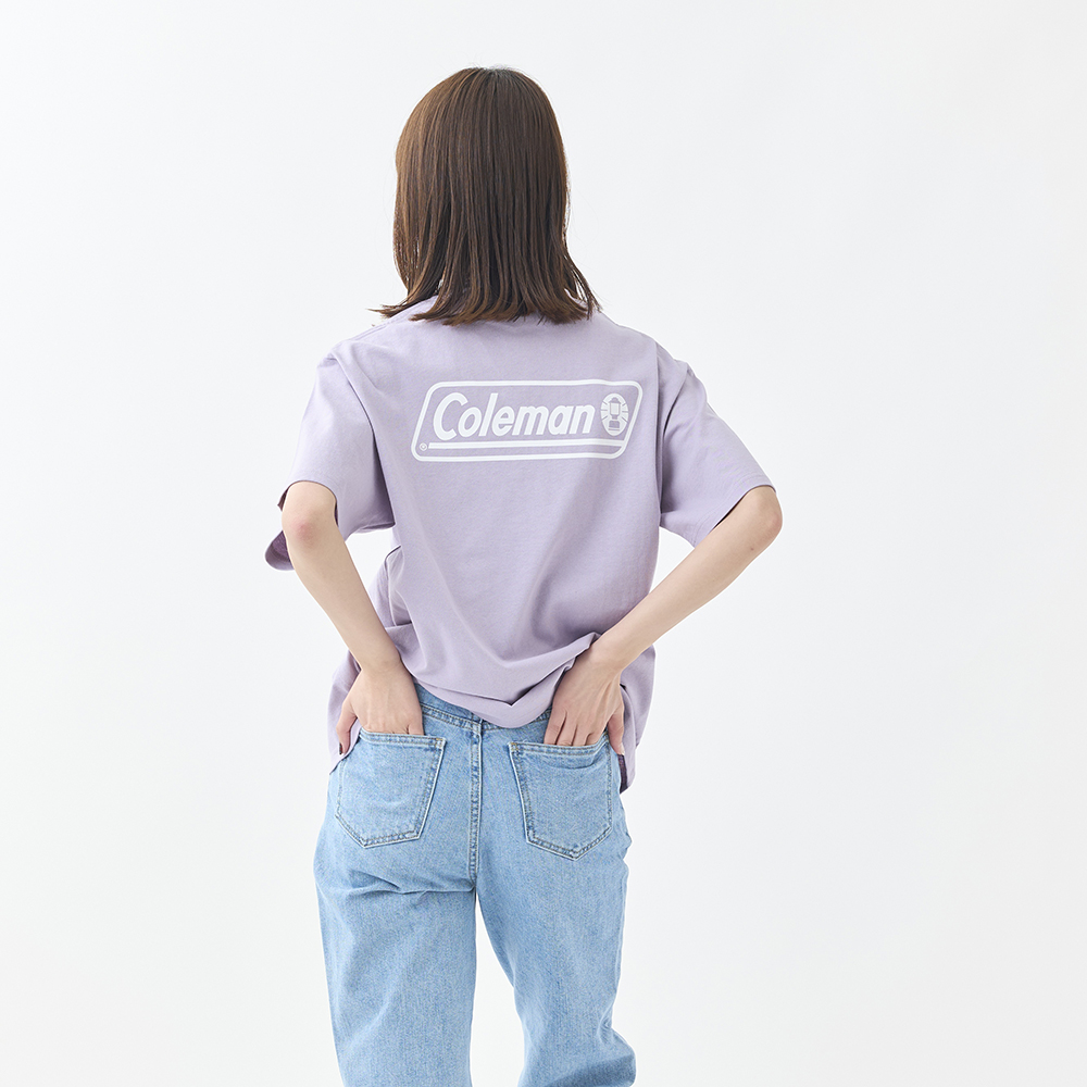 Ｔシャツロゴパープル