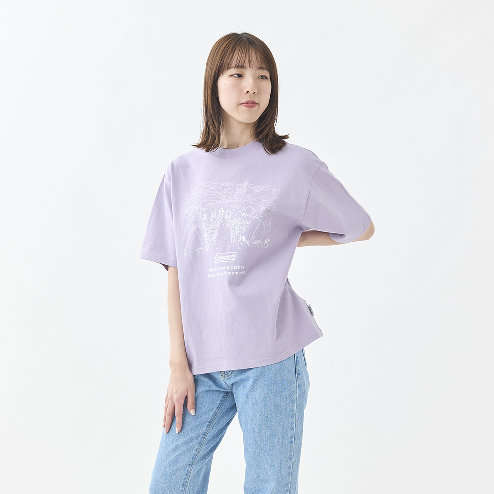 Ｔシャツトレッキングパープル